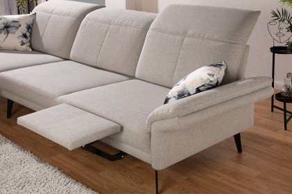 Ella von Gruber - Eckgarnitur Variante links beige-uni