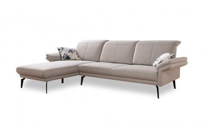 Ella von Gruber - Eckgarnitur Variante links beige-uni
