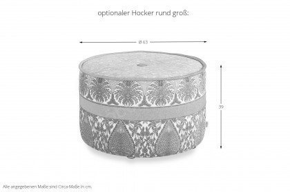 Bergamo Plus von Schröno - Polster-Ensemble lila gemustert