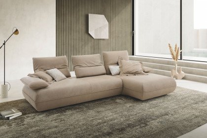 KOINOR Amy - Ledersofa links jade