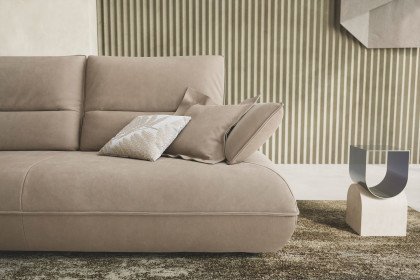 KOINOR Amy - Ledersofa links jade