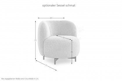 7596 von Himolla - Sessel chiffon