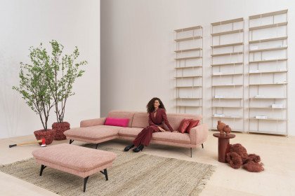 1560 von Himolla - Eckgarnitur links blush