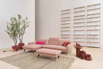 1560 von Himolla - Eckgarnitur links blush