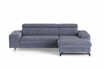 Emma-LE25 von COTTA - Couchgarnitur Variante rechts blue
