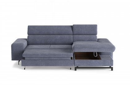 Emma-LE25 von COTTA - Couchgarnitur Variante rechts blue