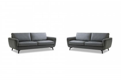 CL 940 von Erpo Polstermöbel - Leder-Duo anthrazit