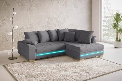 Nikita II von Nova Via - Eckcouch rechts stone