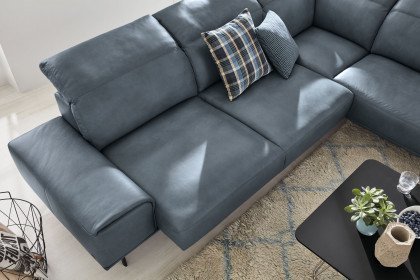 MR 2490 von Musterring - Ledersofa Variante rechts blue