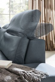 MR 2490 von Musterring - Ledersofa Variante rechts blue