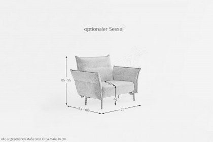 Jakarta von Primavera Furniture - Ecksofa rechts hellbraun