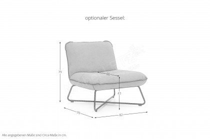 MR 2985 von Musterring - Ecksofa Variante rechts blush