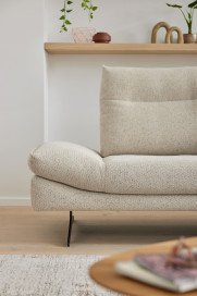 MR 2795 von Musterring - Ecksofa Ausführung rechts ivory