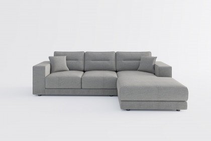 Verona von Primavera Furniture - Ecksofa rechts graubeige