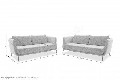 Pearl-2.0 von SCHÖNER WOHNEN - Sofa-Duo rosa