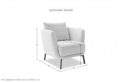 Pearl-2.0 von SCHÖNER WOHNEN - Sofa-Duo rosa