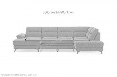 Flavia von COTTA - Wohnlandschaft rechts turquoise