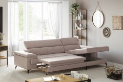 Astra-LE25 von COTTA - Eckgarnitur rechts sand