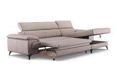 Astra-LE25 von COTTA - Eckgarnitur rechts sand