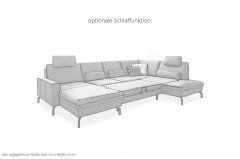 ZE-EM20028 von Zehdenick - Wohnlandschaft Variante rechts silver