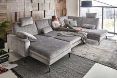 ZE-EM20028 von Zehdenick - Wohnlandschaft Variante rechts silver