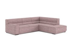 Kubo-LE25 von COTTA - Eckgarnitur rechts old-rose