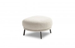 Pearl-LE25 von SCHÖNER WOHNEN - Polstersofa rechts snow