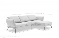 Spin von SCHÖNER WOHNEN - Ecksofa rechts taupe