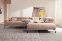 Tossa von SCHÖNER WOHNEN - Polstergarnitur rechts rusty