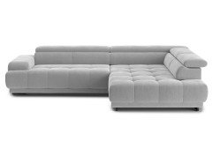 Polaris-LE25 von COTTA - Ecksofa rechts ash
