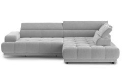 Polaris-LE25 von COTTA - Ecksofa rechts ash