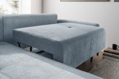 Mara von Benformato - Ecksofa Variante links hellblau