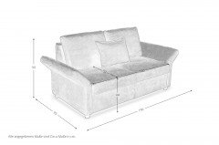 Multiflex Plus 25 von Poco - Schlafsofa grau