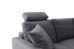 Pierre de Luxe von Nova Via - Ecksofa rechts stone