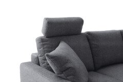 Pierre de Luxe von Nova Via - Ecksofa rechts stone