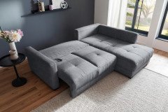 Pierre de Luxe von Nova Via - Ecksofa rechts stone