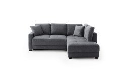 Pierre de Luxe von Nova Via - Ecksofa rechts stone