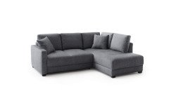 Pierre de Luxe von Nova Via - Ecksofa rechts stone