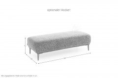 24470 Tavaroo von Willi Schillig - Ecksofa Ausführung rechts thyme