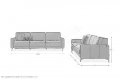 36130 Louis von Willi Schillig - Ledergarnitur forest