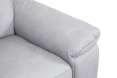 1590 von Himolla - Ledersofa Ausführung links asche