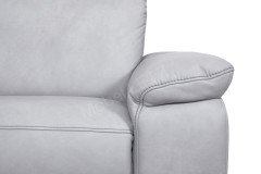 1590 von Himolla - Ledersofa Ausführung links asche