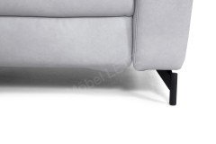 1590 von Himolla - Ledersofa Ausführung links asche