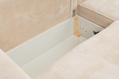 Lilly-LE25 von BENIX - Ecksofa rechts cream