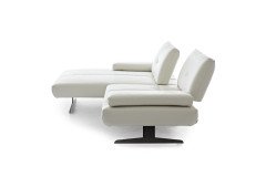 16790 Chester von Willi Schillig - Ledersofa Variante links cream white