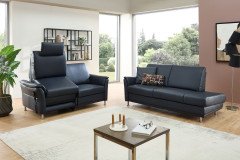 Emilia-LE25 von PM Oelsa - Leder-Ensemble brombeer