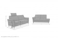 Emilia-LE25 von PM Oelsa - Leder-Ensemble brombeer