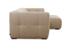 Aspen-LE25 von Vilmers - Ecksofa rechts latte