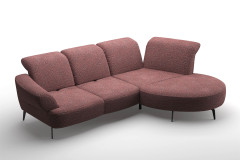 Dance von Sit & More - Polstergarnitur rechts aubergine