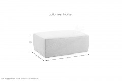 Gardenia von Vilmers - Sofa smoke grey